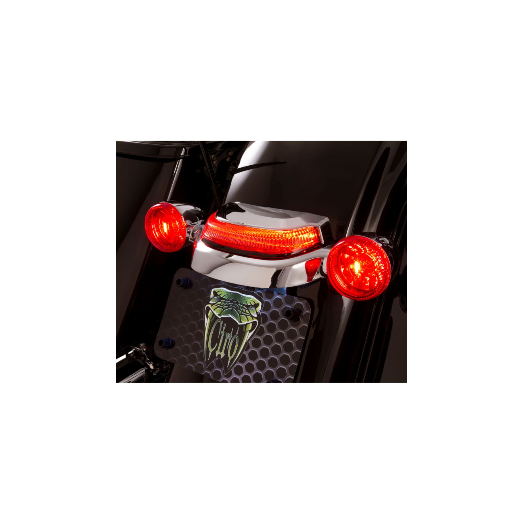 Ciro Ciro Crown Tail Light For Harley Touring 2014-2025 - $199.99 at J&P Cycles