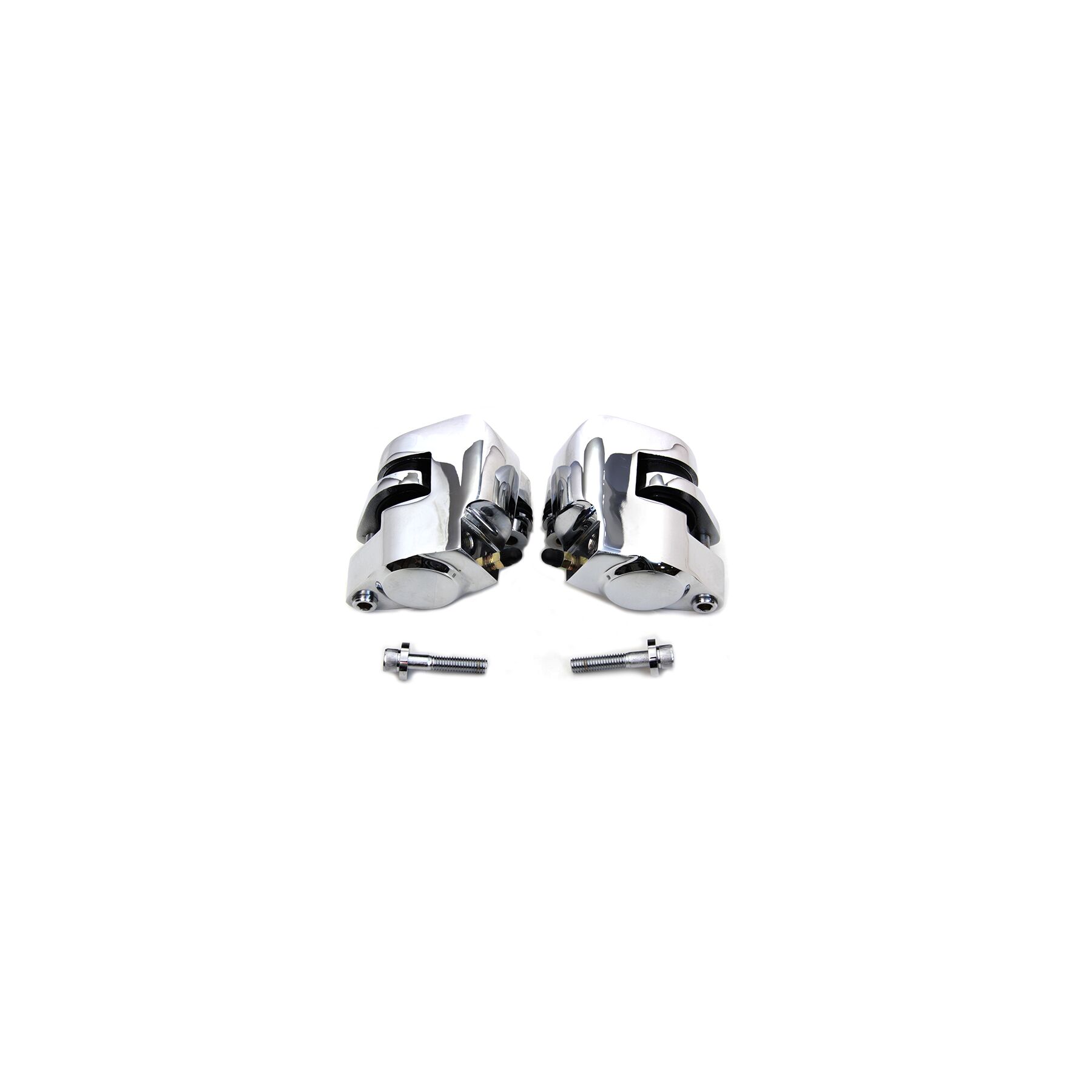 V-Twin Mfg. V-Twin Mfg. Chrome Front Caliper Set For Harley 1984-1999 - $580.33 at J&P Cycles