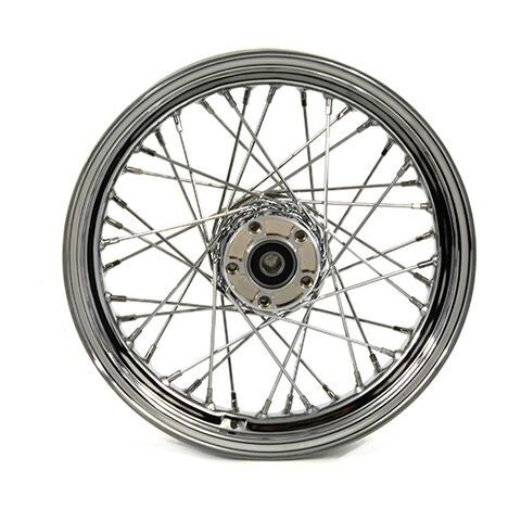 V-Twin Mfg. 16" Rear Spoke Wheel Assembly For Harley 2002-2007