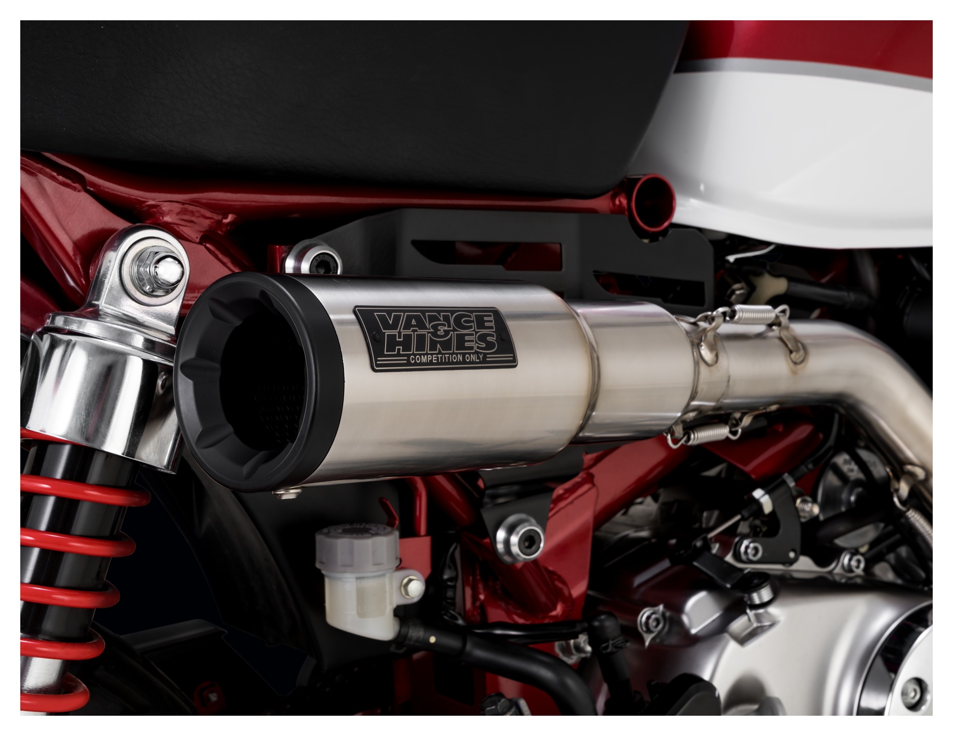 Vance & Hines Hi-Output Slip-On Brushed Honda Monkey Z125
