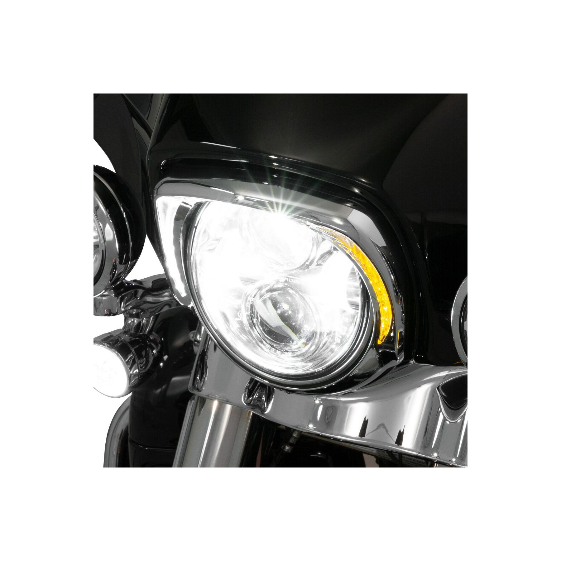 Ciro Ciro LED Fang Headlight Bezel For Harley Touring 2014-2025 - $183.99 at J&P Cycles