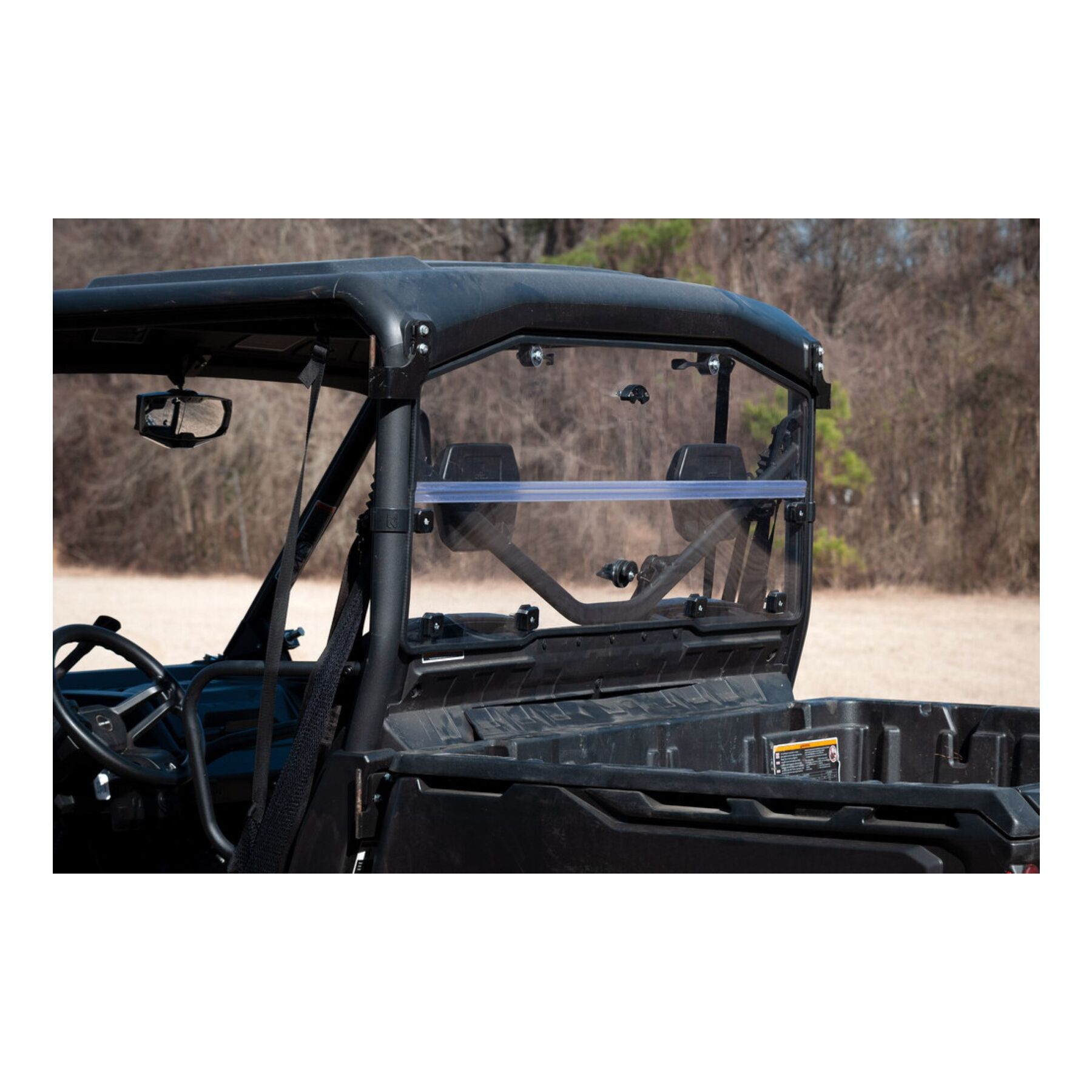 Seizmik Seizmik Folding Poly Rear Windshield Polaris Ranger 2013-2020 - $306.99 at J&P Cycles