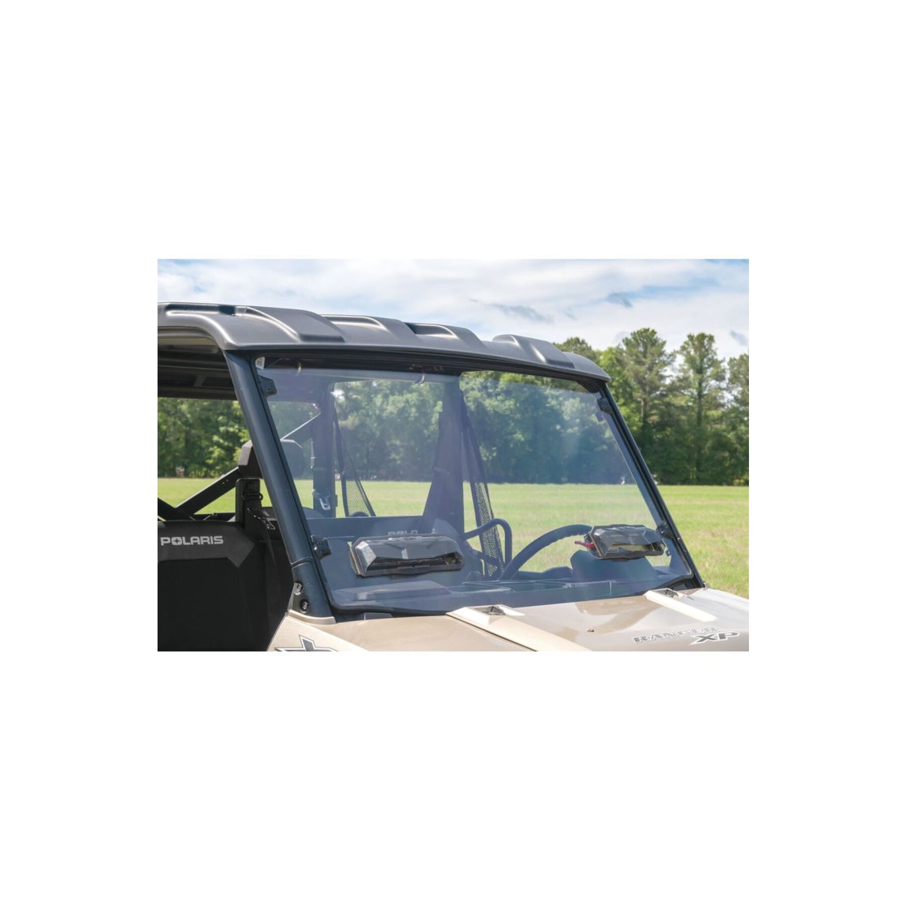 Seizmik Seizmik Tool-Less Versa Vent Hard Coated Windshield Polaris Ranger 500 / 570 / Crew 2015-2026 - $480.99 at J&P Cycles