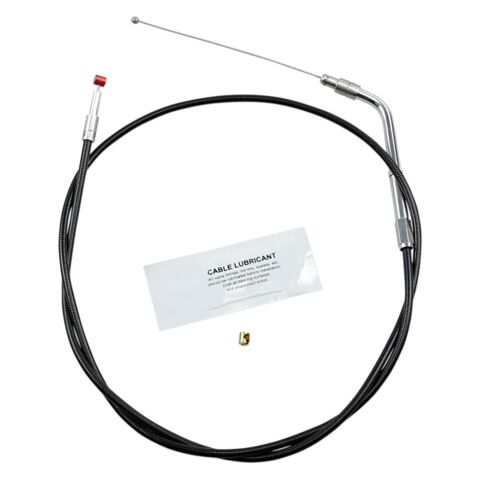 Barnett Black Vinyl Throttle Cable For Harley Touring 2007