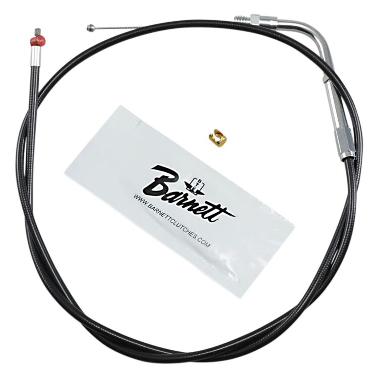 Barnett Black Vinyl Throttle Cable For Harley FXLR 1988-1989