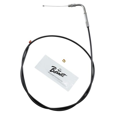 Barnett Black Vinyl Throttle Cable For Harley Touring 1984-1989