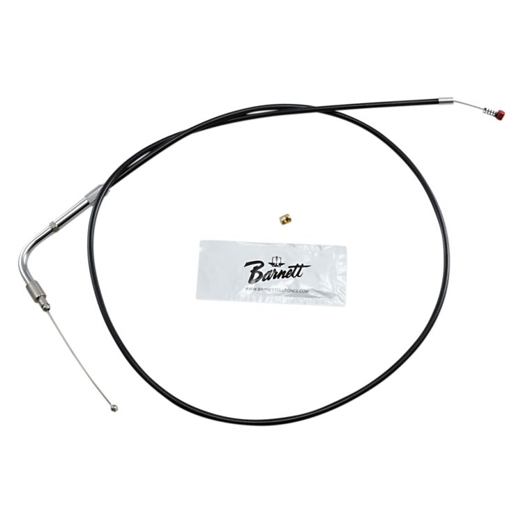 Barnett Black Vinyl Idle Cable For Harley Touring 2002-2006