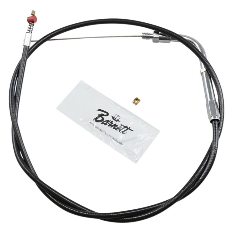 Barnett Black Vinyl Idle Cable For Harley Softail / Dyna 1990-1995