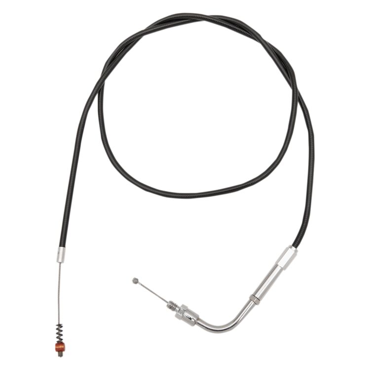 Barnett Black Vinyl Idle Cable For Harley FXLR 1988-1989