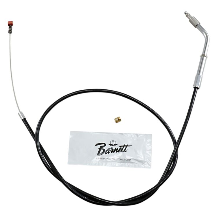 Barnett Black Vinyl Idle Cable For Harley Sportster 1996-2003