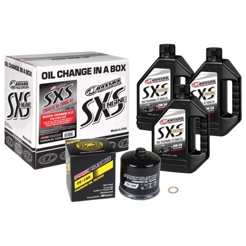 Maxima SxS Full Synthetic Quick Change Oil Kit