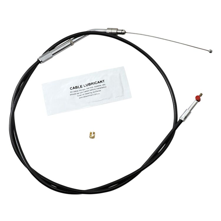 Barnett Black Vinyl Throttle Cable For Harley Sportster 2007-2022 +6" [Open Box]