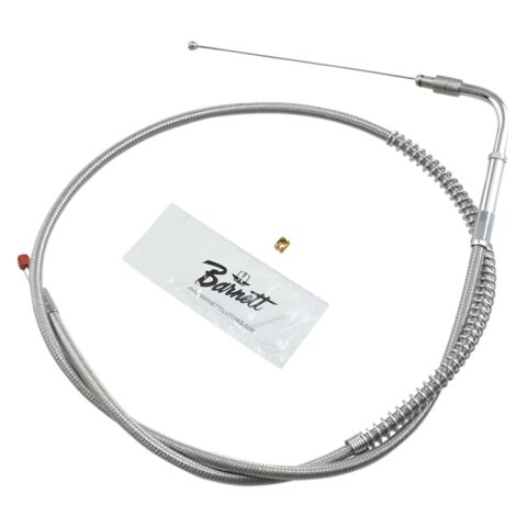 Barnett Stainless Steel Throttle Cable For Harley FXD / FXDF 2006-2017