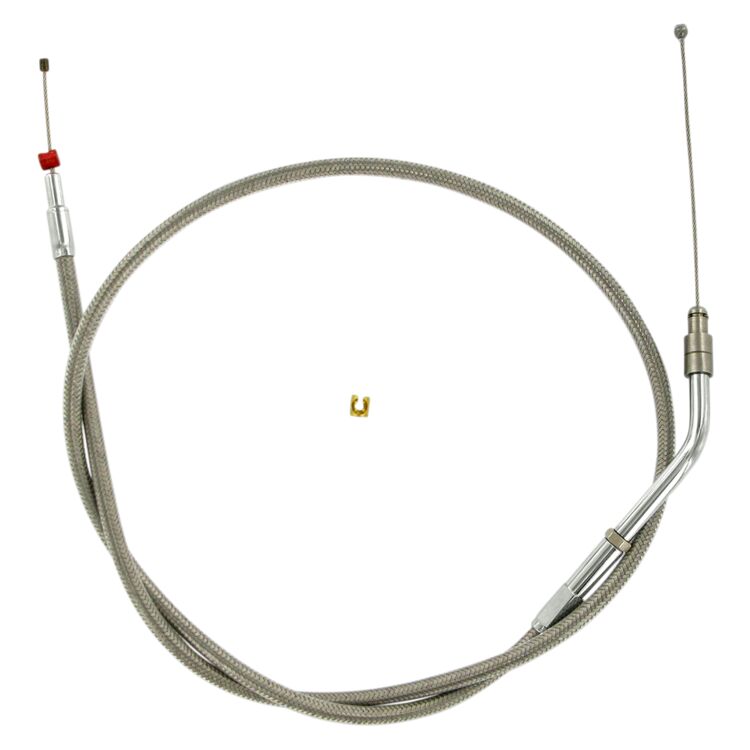Barnett Stainless Steel Throttle Cable For Harley V-Rod 2002-2017