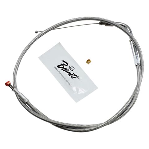 Barnett Stainless Steel Idle Cable For Harley Softail / Dyna 1996-2005