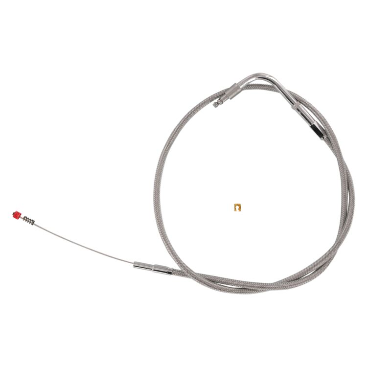 Barnett Stainless Steel Idle Cable For Harley Softail 2001-2015
