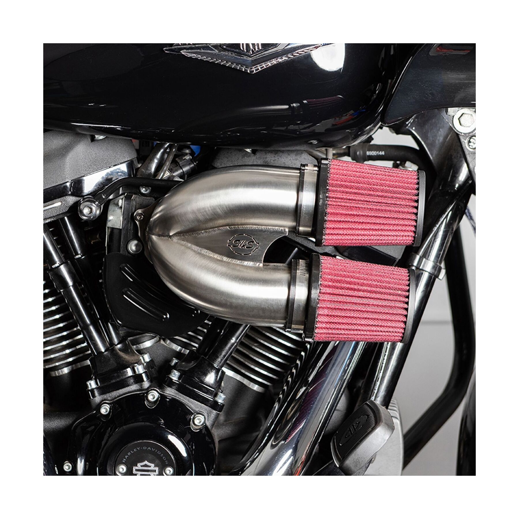 S&S Cycle S&S Cycle Tuned Induction Air Cleaner Kit For Harley Milwaukee-Eight 2017-2025 - $595.95 at J&P Cycles