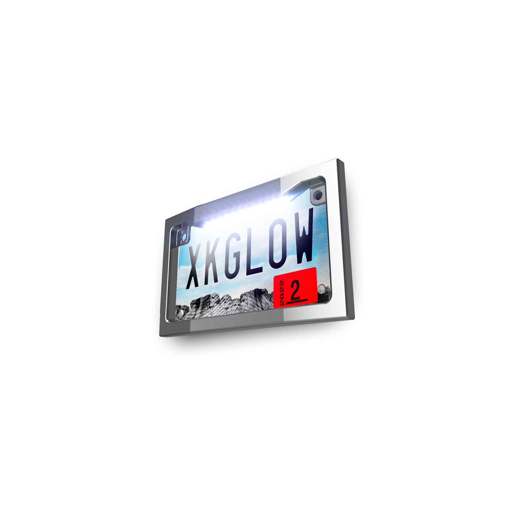 XKGLOW Lighted License Plate Frame