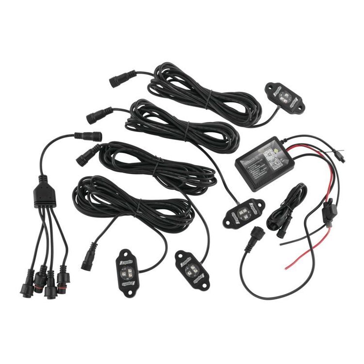 DragonFire Racing 4 PC. Bluetooth RGB Rock Light Pod Kit