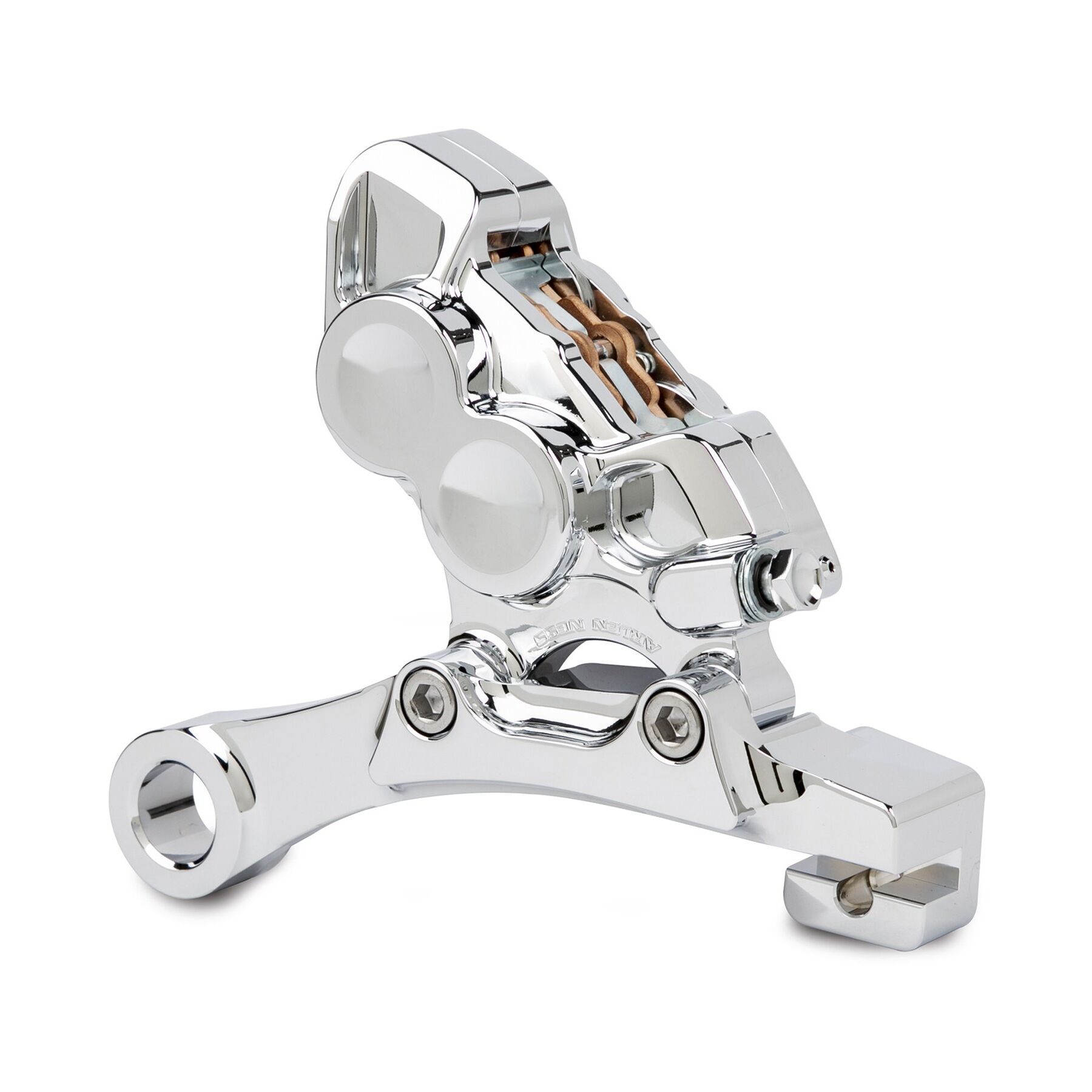 Arlen Ness Arlen Ness Rear 4 Piston Caliper & Bracket Kit For Harley Touring 2008-2026 - $549.95 at J&P Cycles