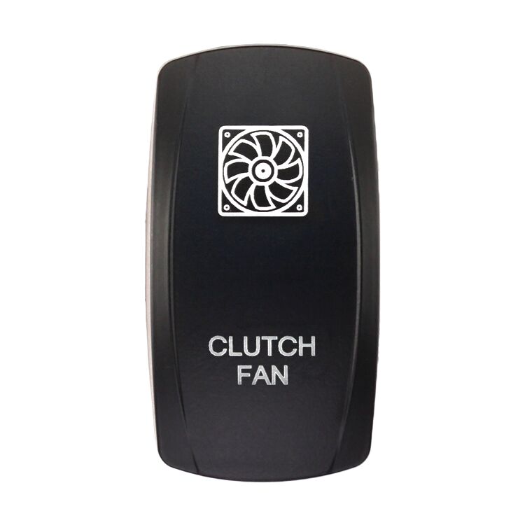 XTC Power Products Dash Switch Rocker Face - Clutch Fan
