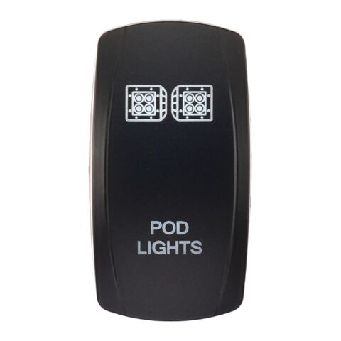 XTC Power Products Dash Switch Rocker Face - Pod Lights