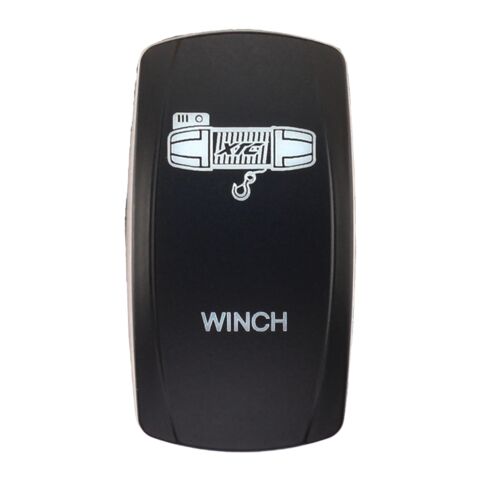 XTC Power Products Dash Switch Rocker Face - Winch
