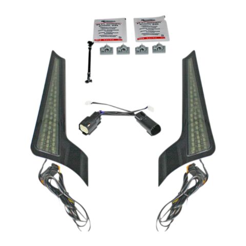 Custom Dynamics Dual Color LED Fascia Panels For Harley Touring 2014-2025