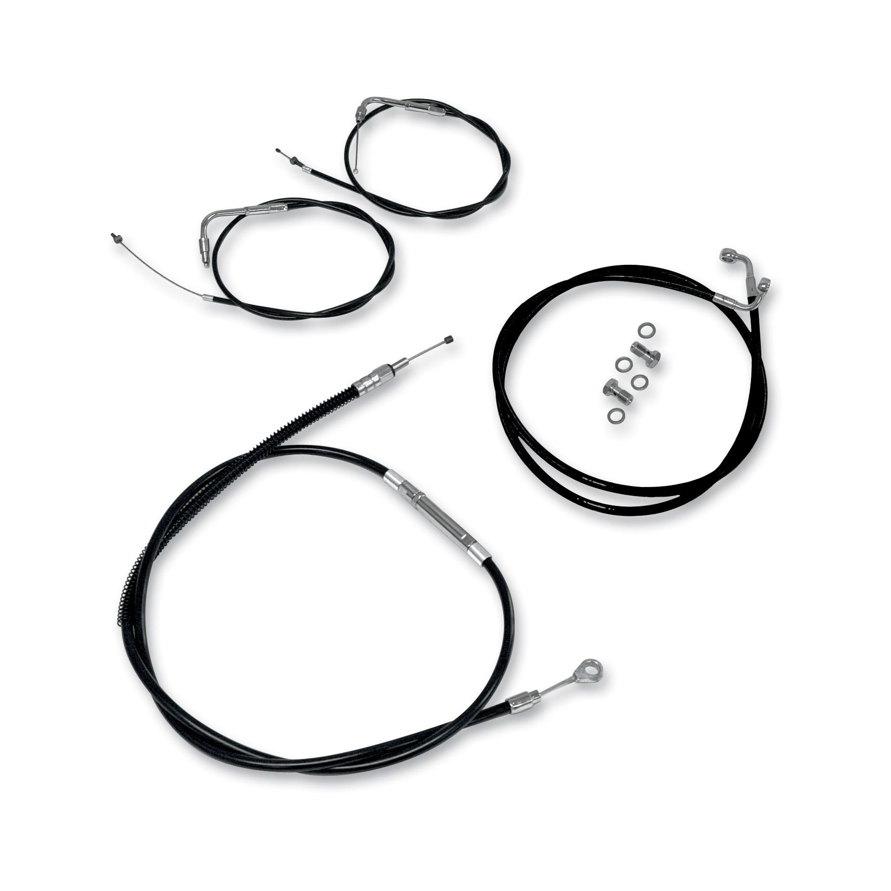 LA Choppers LA Choppers Handlebar Cable And Brake Line Kit For Harley Touring w/ABS 2021-2024 - $229.99 at J&P Cycles