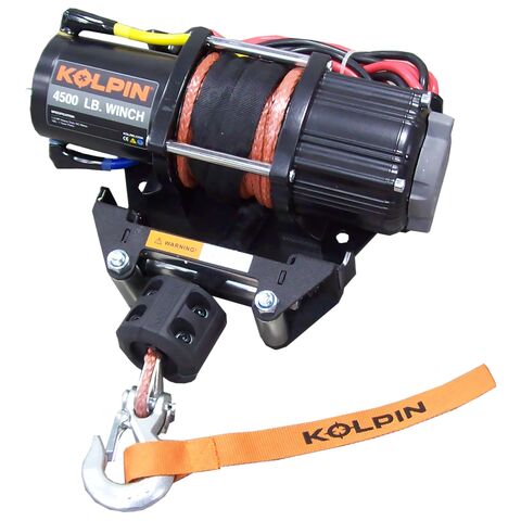 Kolpin Outdoors Quick Mount Synthetic Cable Winch 4500lb Kawasaki