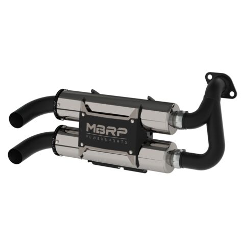 MBRP Dual Performance Slip-On Exhaust Polaris General 1000 / RZR S 1000 2016-2019