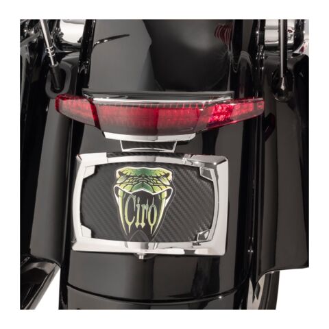 Ciro Latitude LIGHTSTRIKE Tail Light And License Plate Holder For Harley Touring 2014-2025