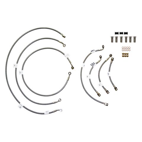 GBrakes Complete Brake Line Kit Polaris RZR XP 4 900 2012-2013