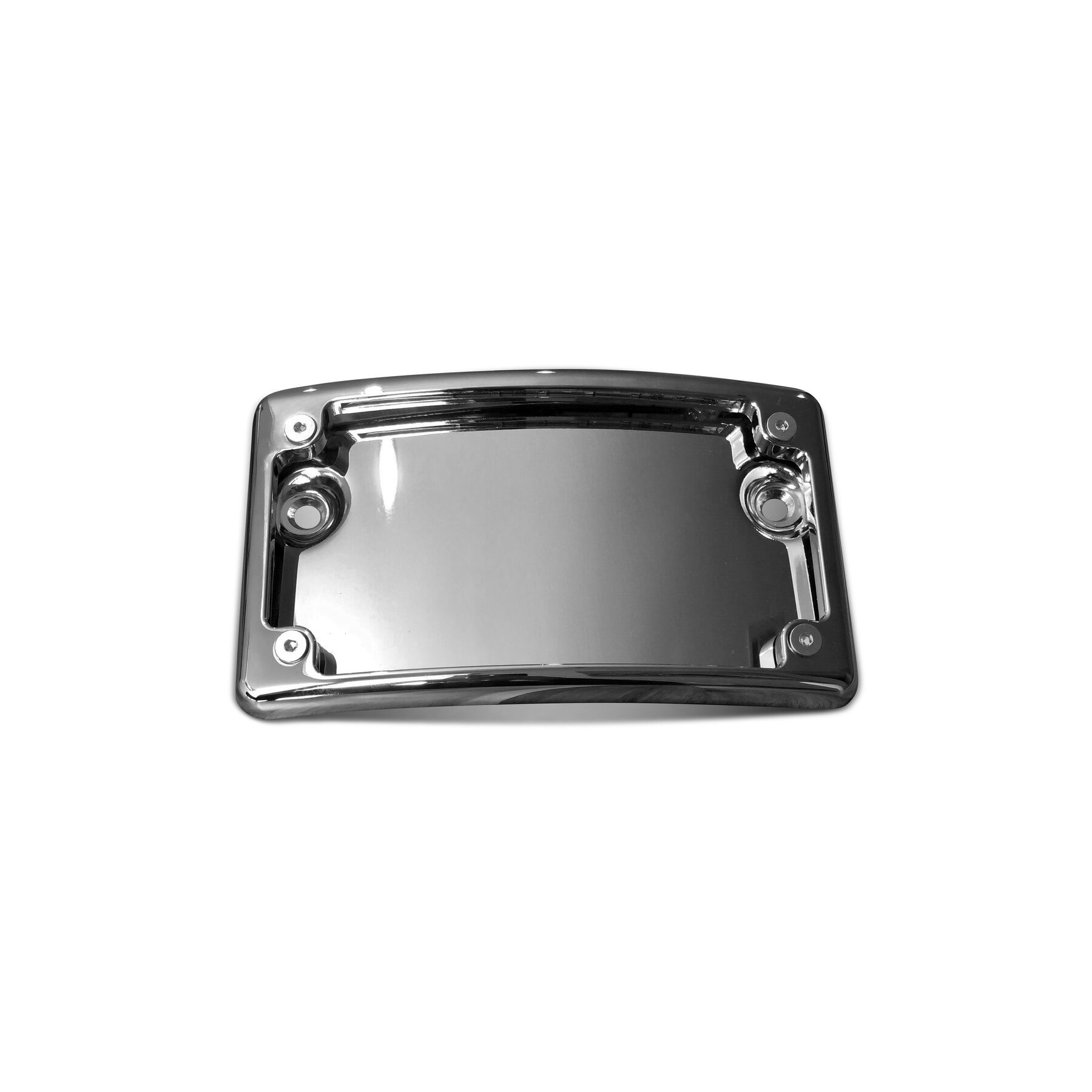 Kodlin USA Curved License Plate Frame With Light For Harley Touring 2013-2025