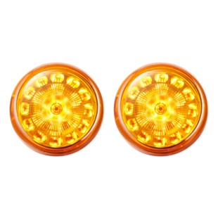 Custom Dynamics ProBEAM LED Front Turn Signal Inserts For Harley 2000-2024