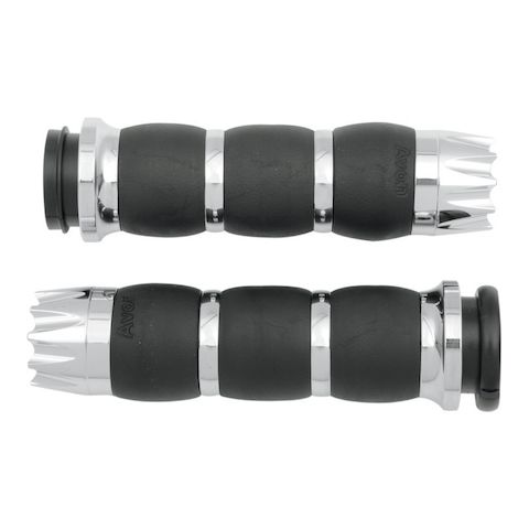 Avon Velvet Air Cushion Excalibur Grips For Harley With Dual Cable Throttle
