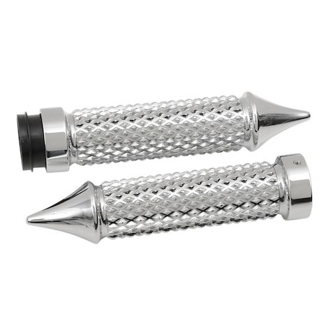 Eddie Trotta Cross Cut Grips For Harley With Dual Cable Throttle