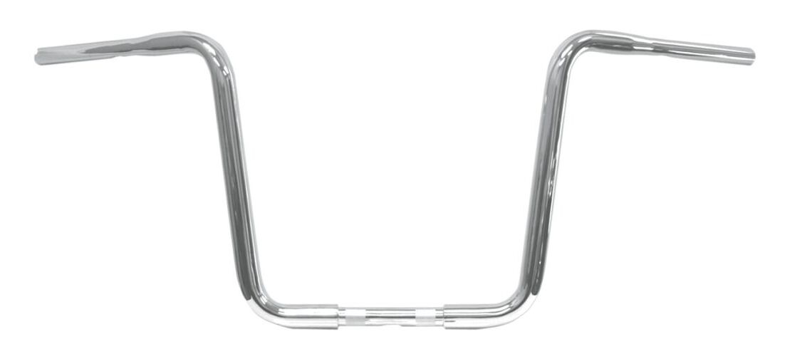 LA Choppers 1 1/4" Ape Hanger Handlebars For Harley Road King / Glide 20082022 12" / Black