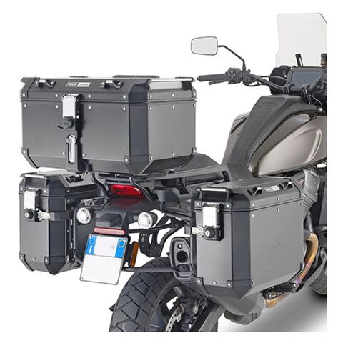 Givi PLO8400CAM Side Case Racks For Outback Cases Harley Pan America 2021-2025