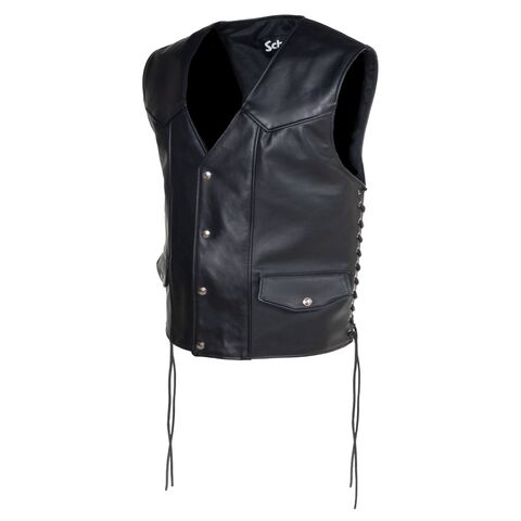Schott Genuine Pebbled Biker Vest