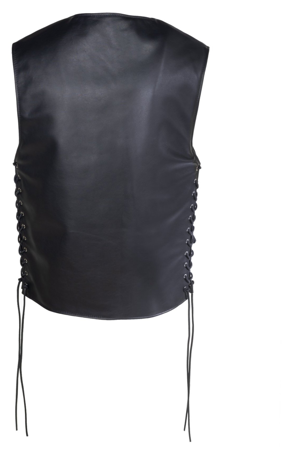 Schott Genuine Pebbled Biker Vest | JPCycles.com