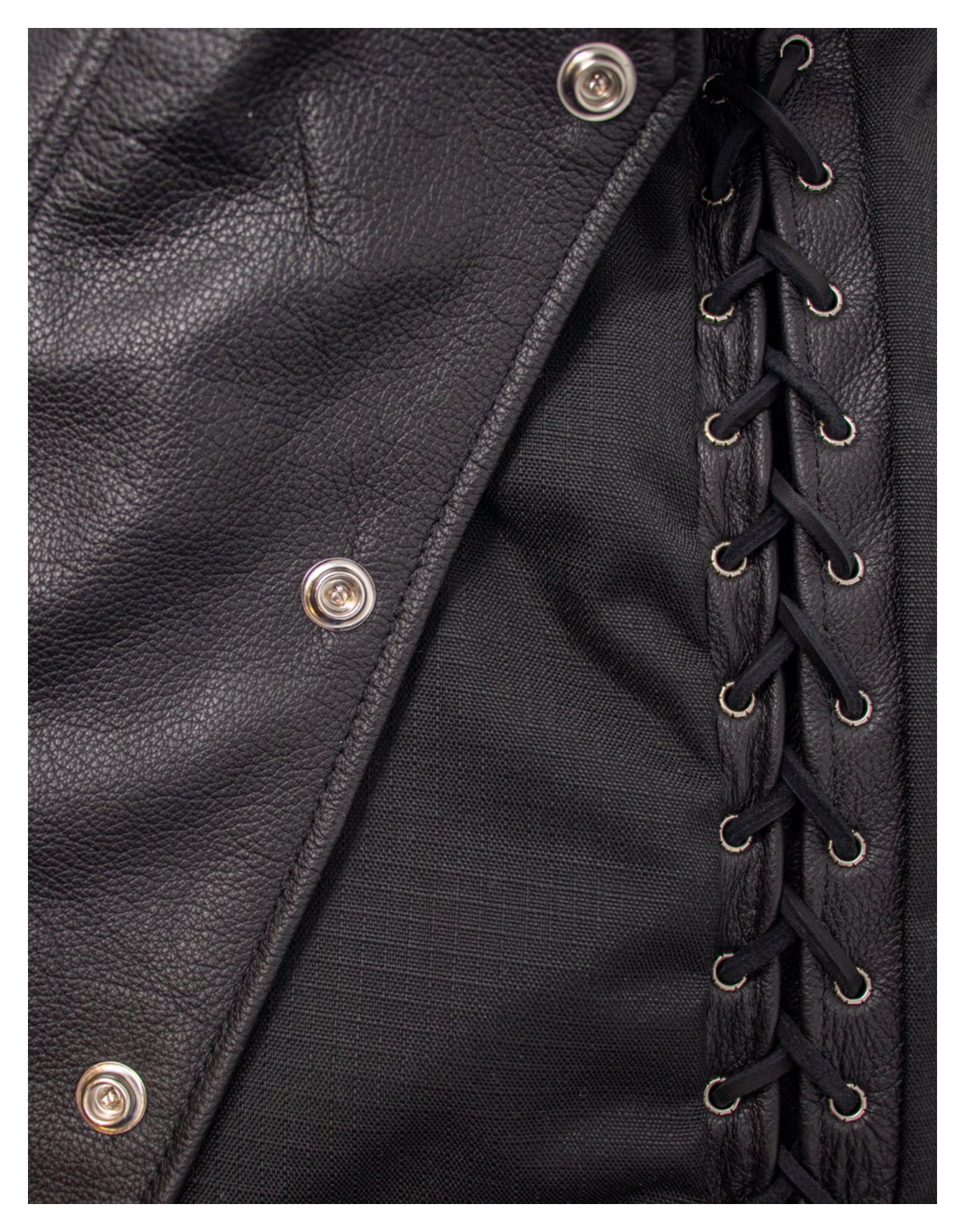 Schott Genuine Pebbled Biker Vest | JPCycles.com