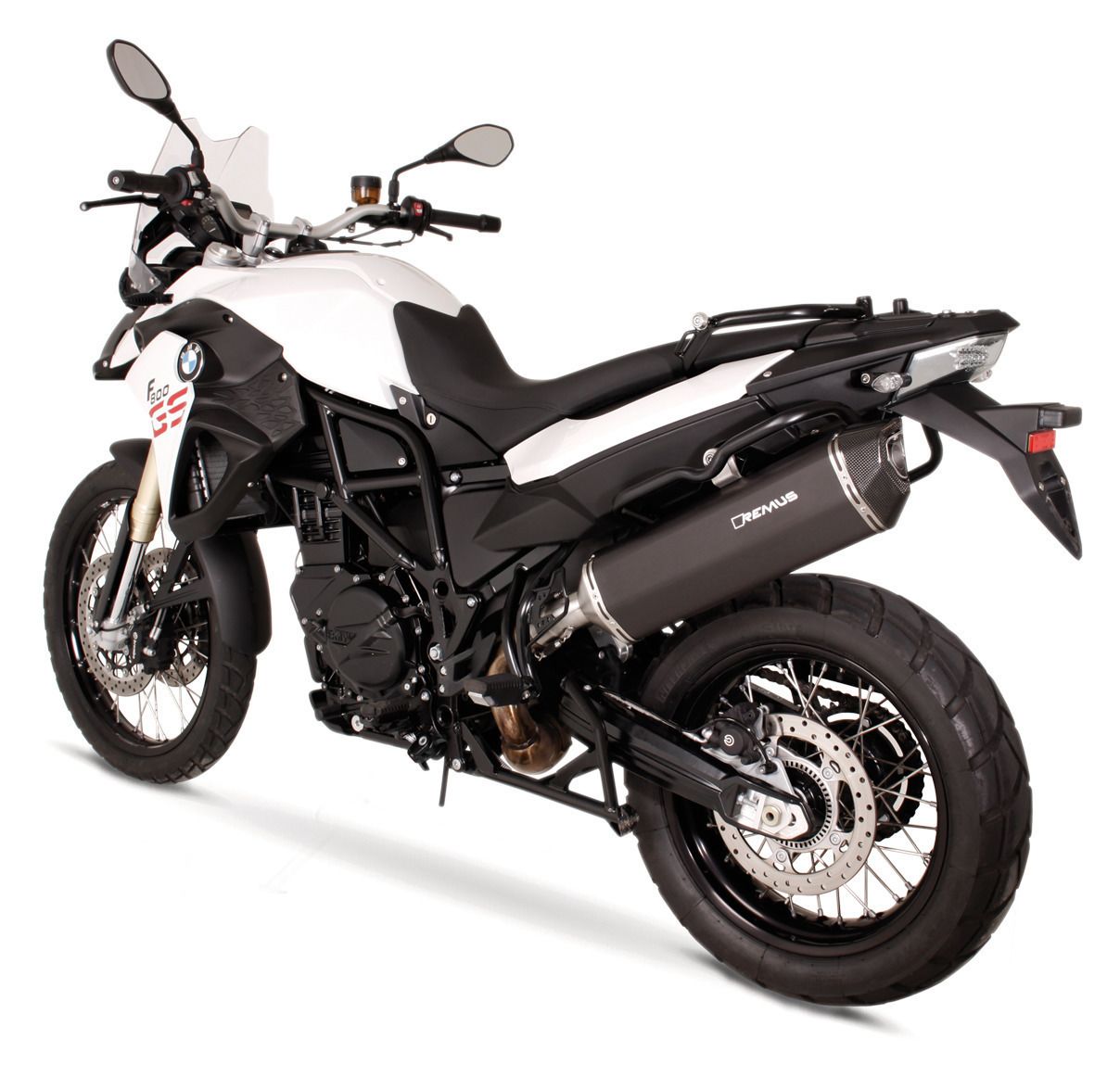 Remus Black Hawk Slip-On Exhaust BMW F650 / F700 / F800 GS