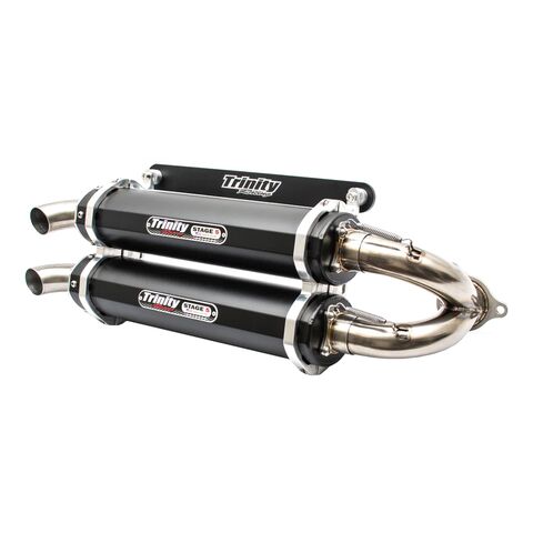 Trinity Racing Stage 5 Slip-On Exhaust Polaris RZR XP / XP4 Turbo / Turbo S 2016-2020