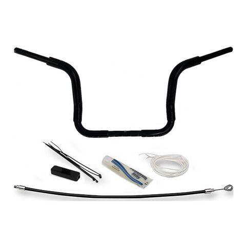 Fat Baggers Inc. 1 1/2" Round Top EZ Install Handlebar Kit For Harley Touring 2008-2013