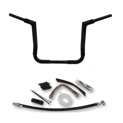 Fat Baggers Inc. 1 1/2" Flat Top EZ Install Handlebar Kit For Harley Touring 2014-2020