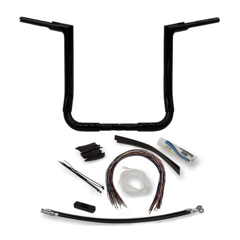 Fat Baggers Inc. 1 1/2" Flat Top EZ Install Handlebar Kit For Harley Touring 2014-2020