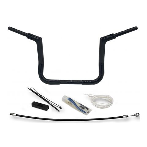 Fat Baggers Inc. 1 1/4" Flat Top EZ Install Handlebar Kit For Harley Touring 2021-2024