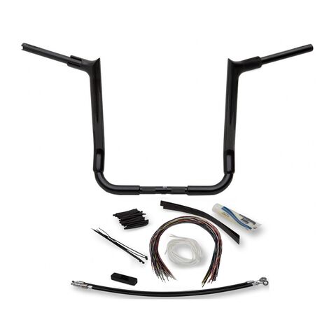 Fat Baggers Inc. 1 1/4" Pointed Top EZ Install Handlebar Kit For Harley Touring 2008-2013