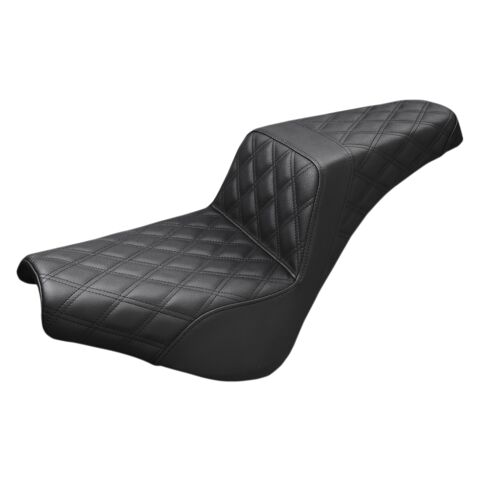 Saddlemen Step-Up LS Lattice Stitch Seat For Harley Softail FXBB/S / FXST 2018-2026